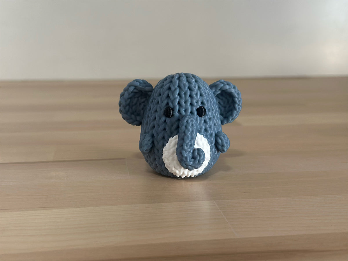 3D Printed Crochet Style Animal Figurines