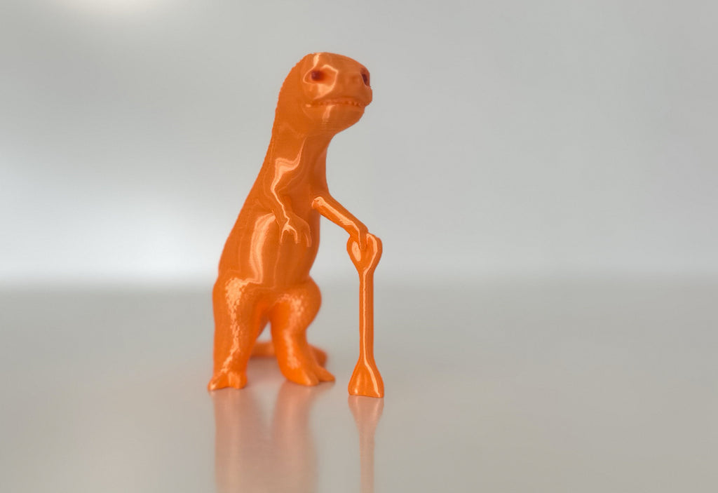 Rex The Dinosaur (glossy orange)