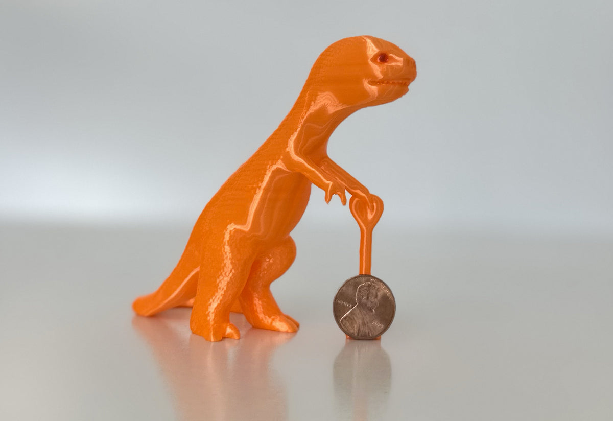 Rex The Dinosaur (glossy orange)