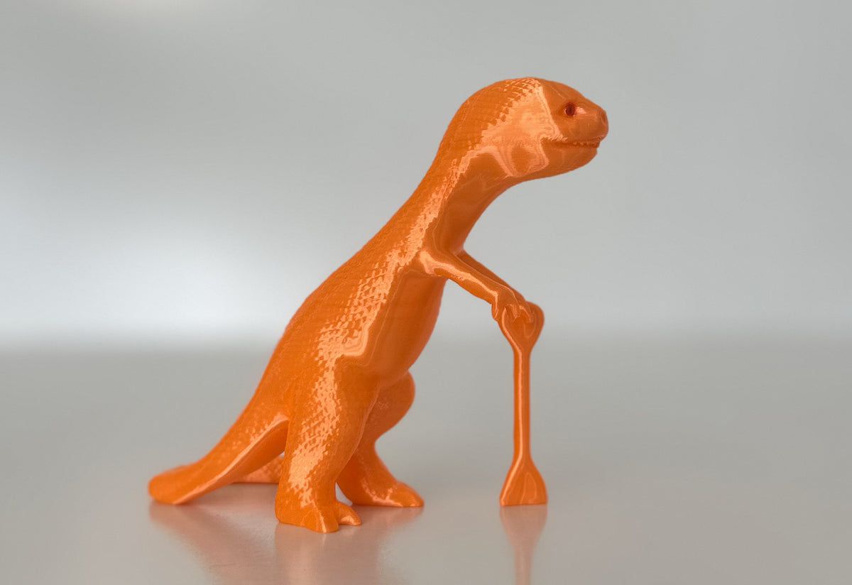 Rex The Dinosaur (glossy orange)